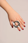 Anillo donna plateado