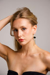 Pendientes nacar negro